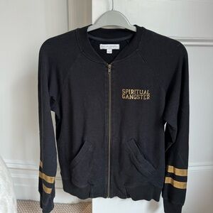 Spiritual gangster bomber sweatshirt